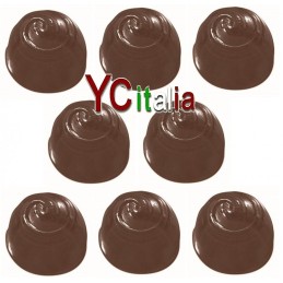 5,00 €F.A.R.H. Snc Di Bottacin Antonio & CPolyethylen Stempel für SchokoladeStampi praline cupola liscia per cioccolatini