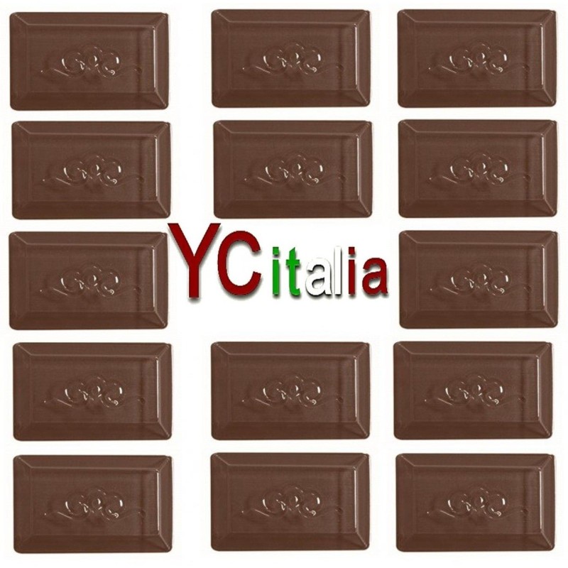 Stampi praline rettangolari di cioccolato|Stampi polietilene per cioccolato