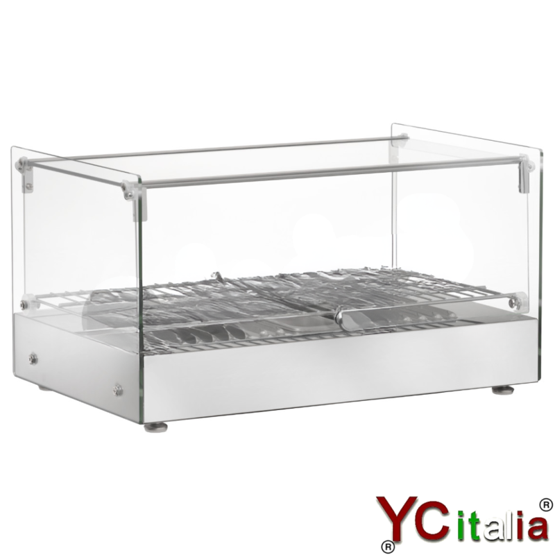 Espositore riscaldato da banco 554x361x311h