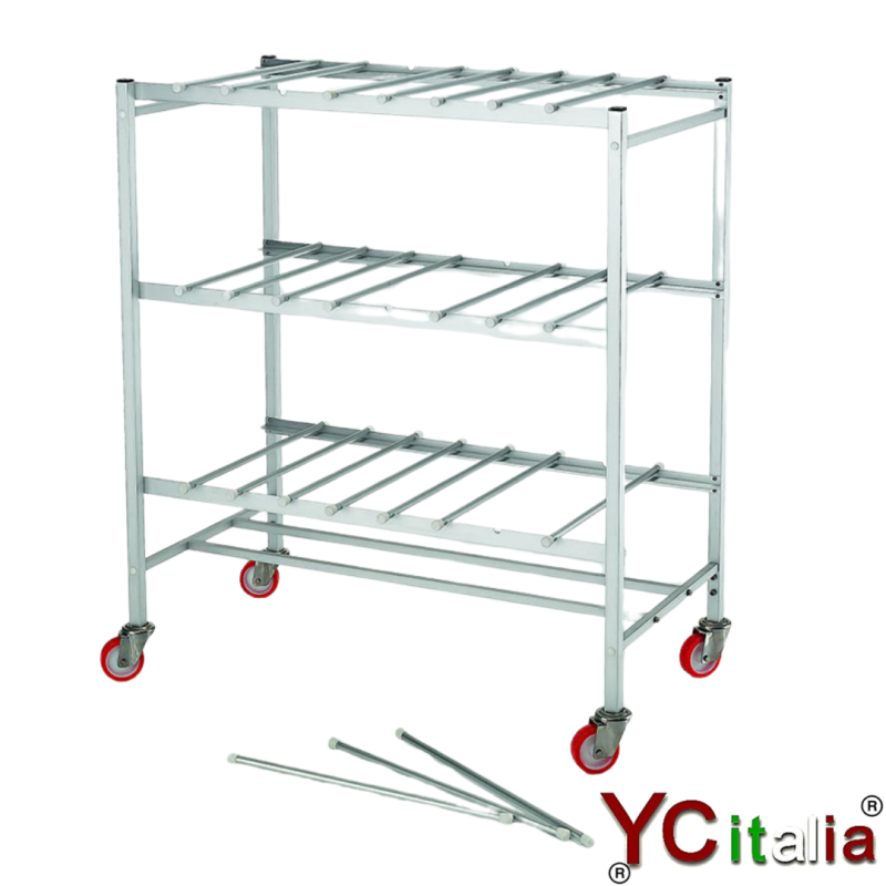 Carrello porta alimentari a 3 livelli|Carrelli porta carne e alimenti