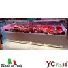 Espositore macelleria L1330 vetri dritti