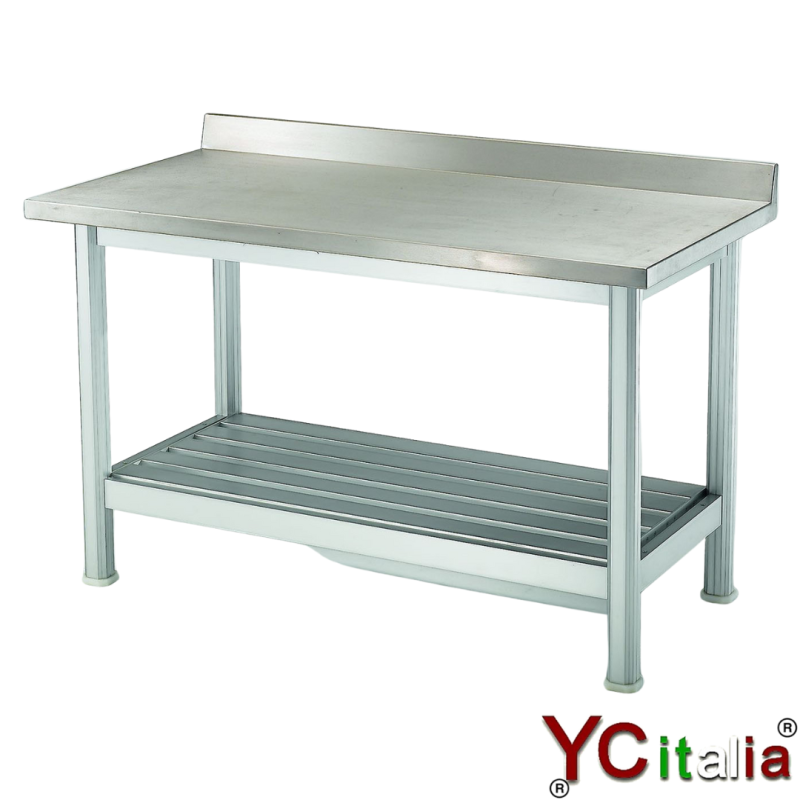 Tavolo da lavoro in acciaio inox