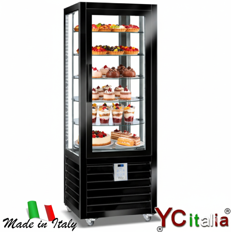 Vetrina refrigerata rotante 620x620x1860