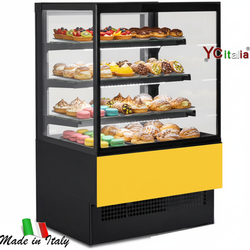 Vetrina refrigerata Evok vetro dritto L905XP763XH1391|Banchi pasticceria