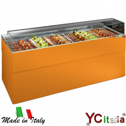 Vetrina Espositiva Refrigerata Pasticceria L1377xP940xH1064|Banchi per pasticceria