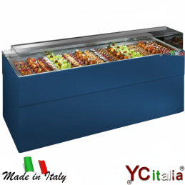 Vetrina Espositiva Refrigerata Pasticceria L1377xP940xH1064|Banchi per pasticceria