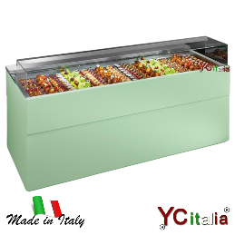 Vetrina Espositiva Refrigerata Pasticceria L1377xP940xH1064|Banchi per pasticceria