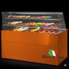 Banco pasticceria L1377xP940xH1384 a due ripiani