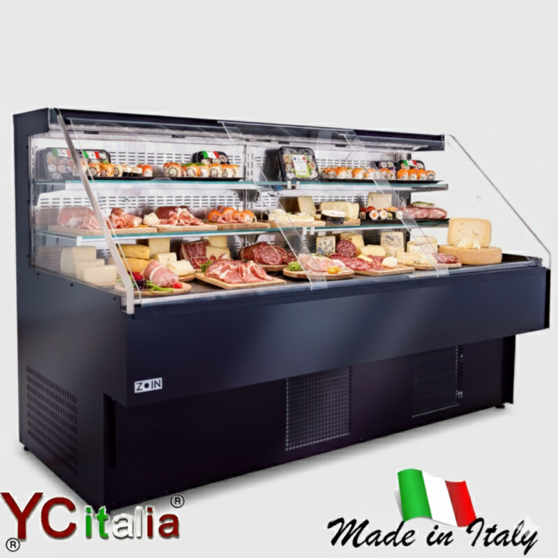 Vetrina self service 1875x910x1190 per take-away, salumi e formaggi sushi