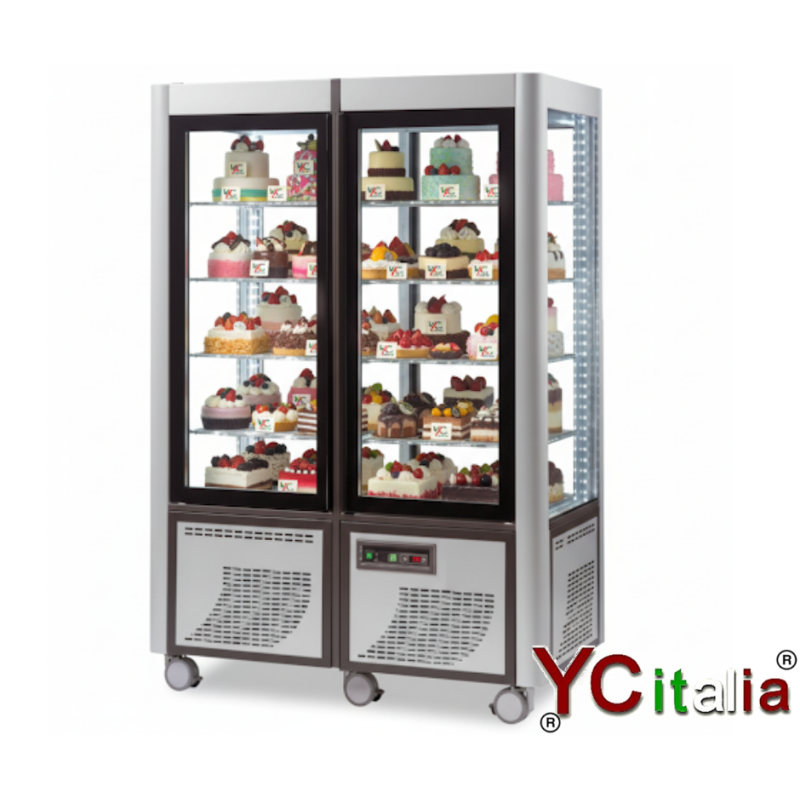 Vetrina per torte 70x127x184 h