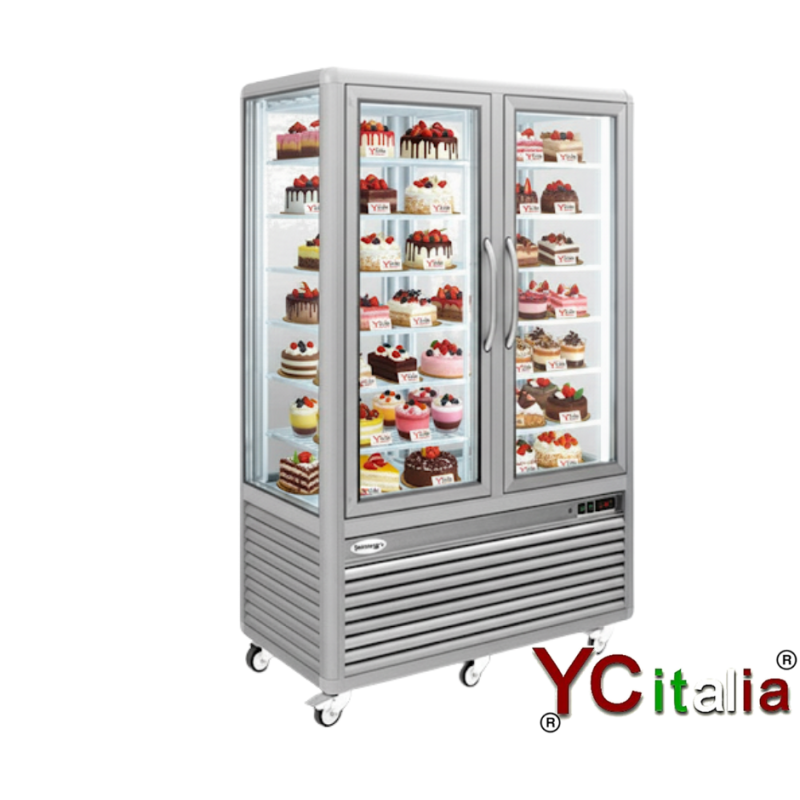 Vetrina semifreddi 1180x620x1860|Vetrine per torte gelato 2 & 3 porte