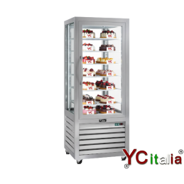 Vetrina panoramica 700x650x1900|Vetrine per semifreddi a una porta