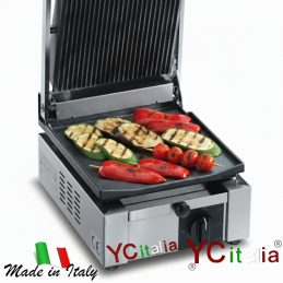 Piastra rigata 515x435 per panini|Piastre per panini in ghisa