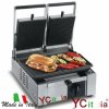 Piastra rigata 515x435 per panini|Piastre per panini in ghisa
