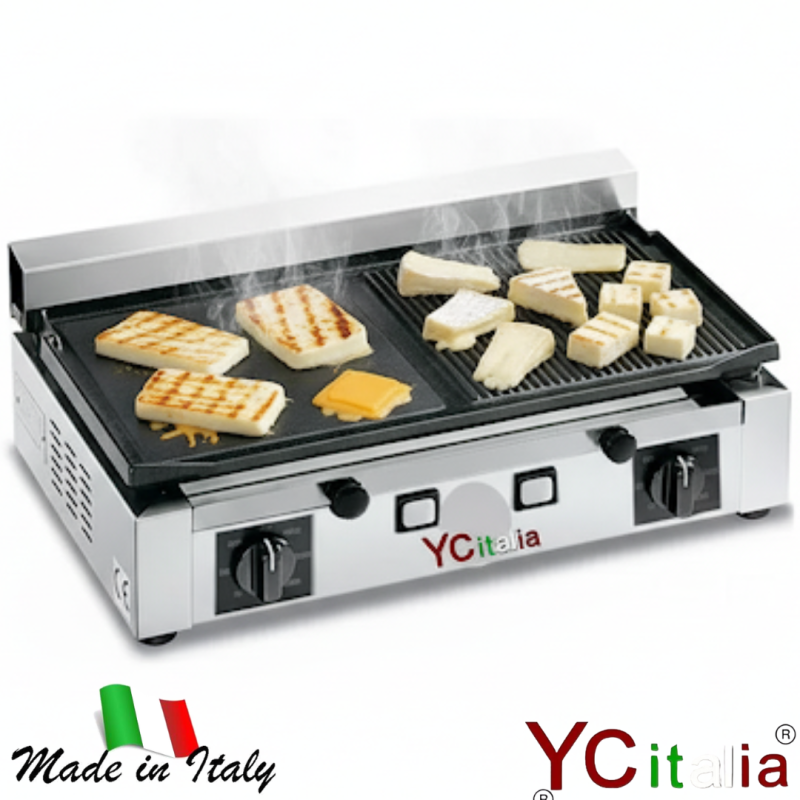 Piastra top di cottura misto 515x435|Piastra doppia