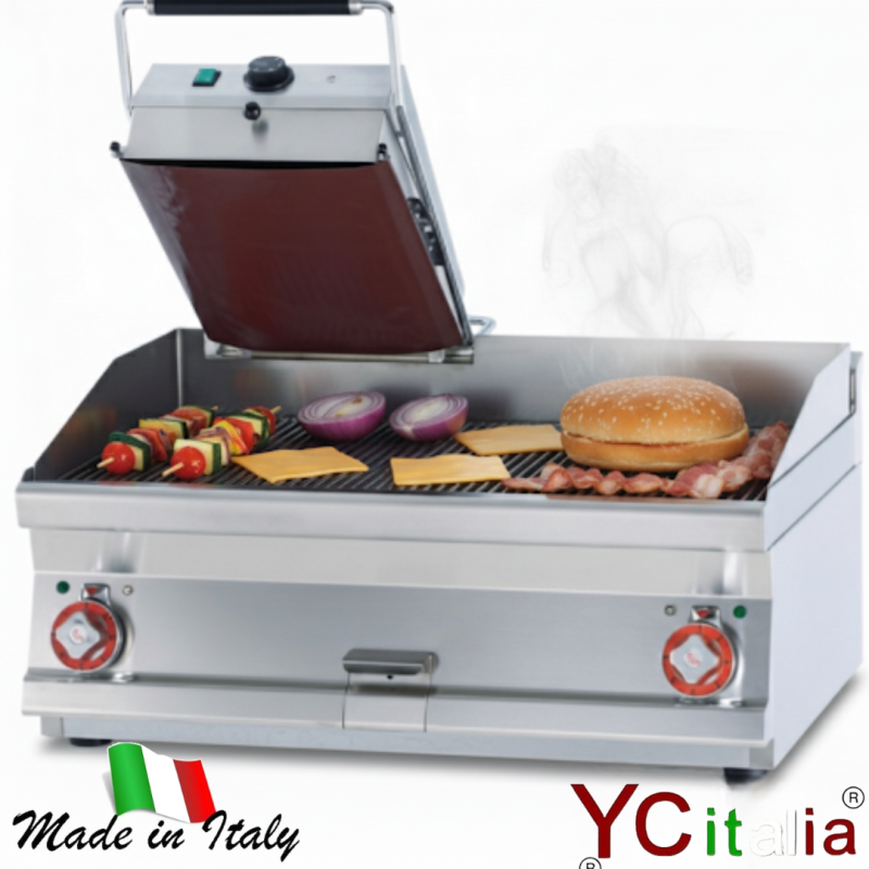 Piastra elettrica per panini con frytop elettrico