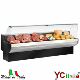 Banco refrigerato salumi e formaggi vetri dritti 1040x910x1290