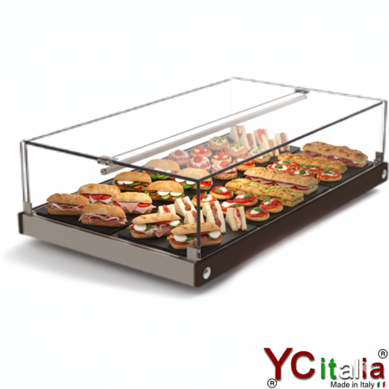 Vetrina refrigerata d'appoggio 580x365x220