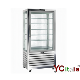 Vetrina gelateria 650x650x1500 h|Vetrine per semifreddi a una porta