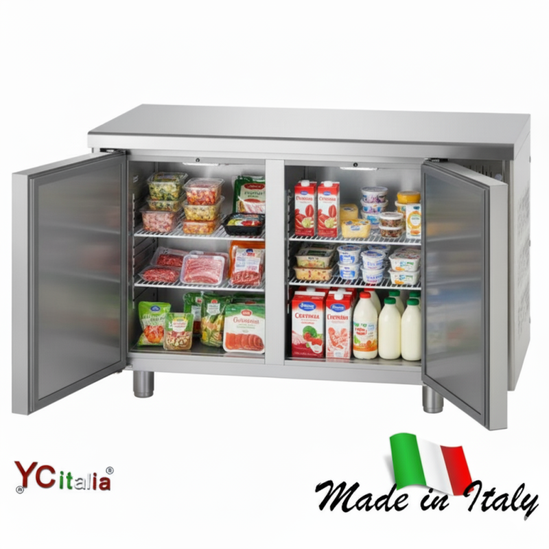 Tavolo refrigerato 1420x700x850h|Tavoli refrigerati inox 700 profondità