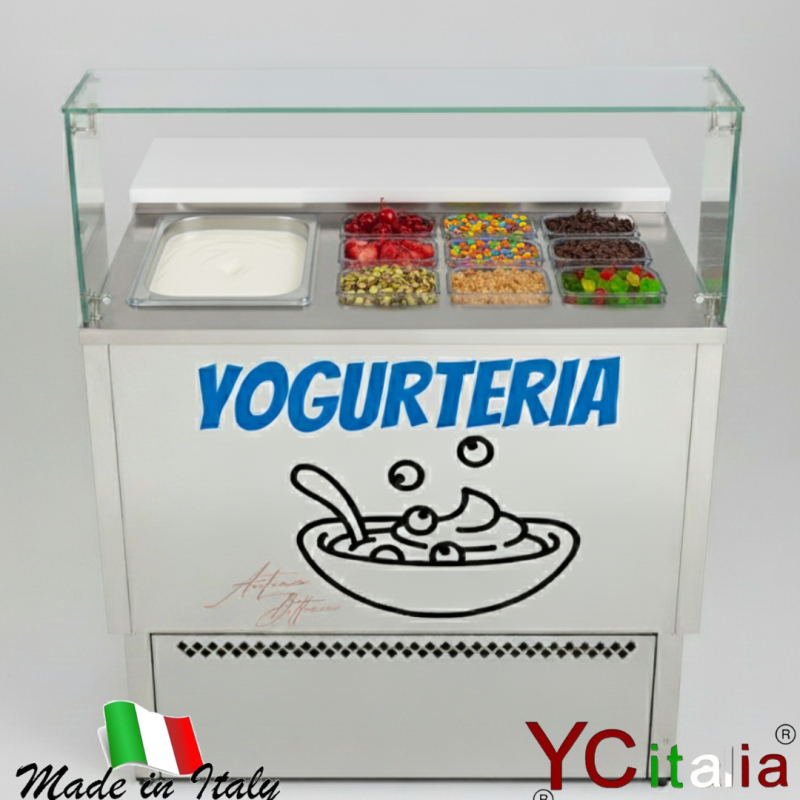 Postazione preparazione yogurt refrigerata
