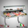 Espositore refrigerato 1000x930x1260 vetri dritti base con ruote
