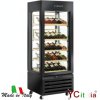Vetrina vini panoramica refrigerata da 440 Lt. colore Nero