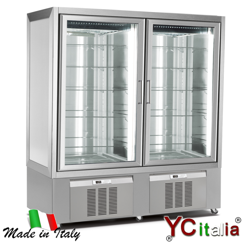 Vetrina a due porte per dolci 1720x650x1900|Vetrine verticali per torte