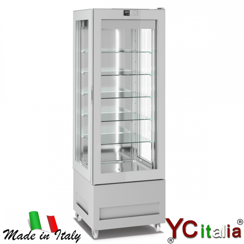 Vetrina frigo ventilata 650x650x1900|Vetrine semifreddi