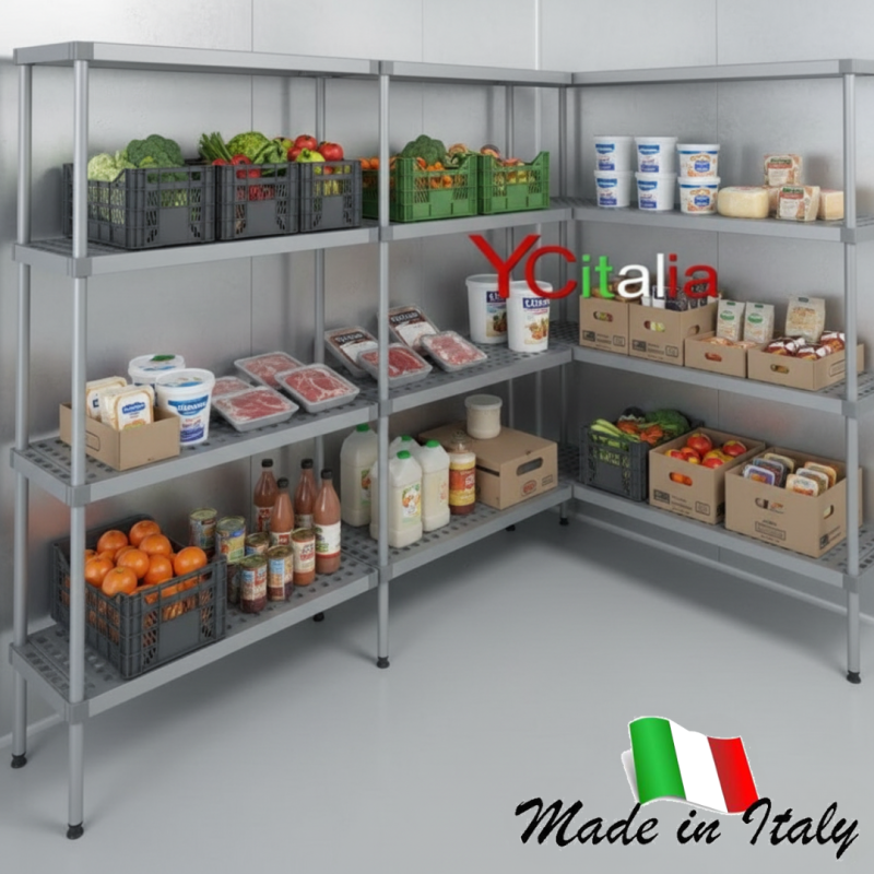 Scaffali per celle profondità 500 h 1600 mm