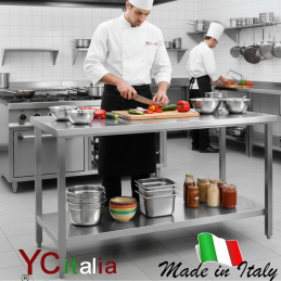 Tavolo in acciaio inox 700...