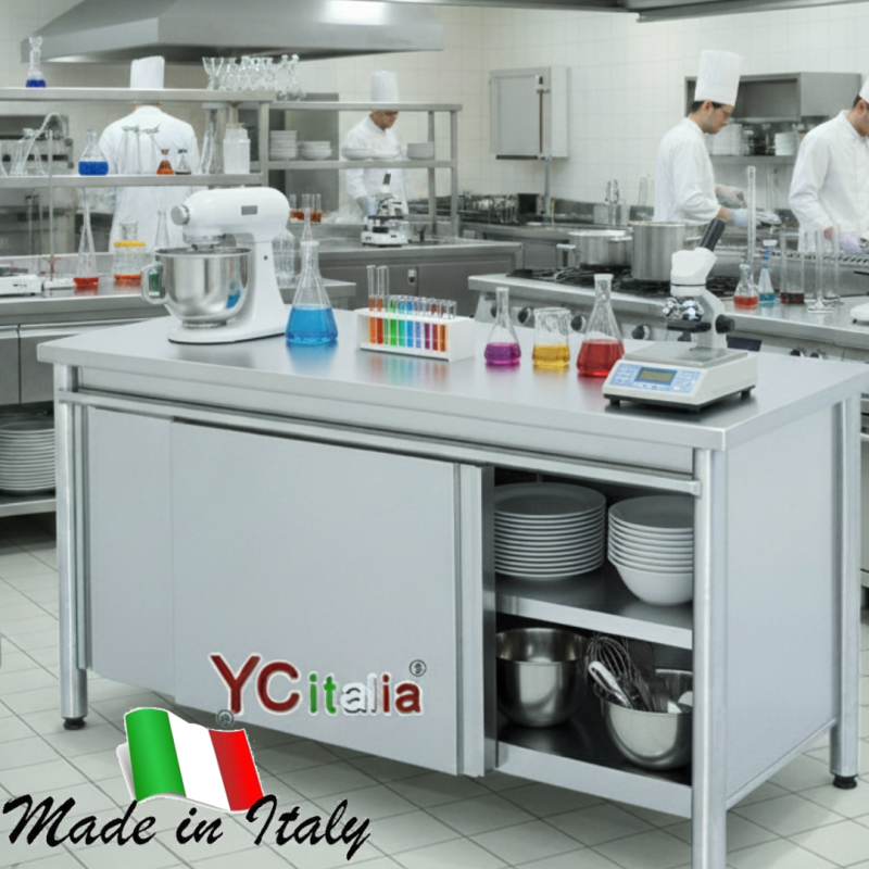 Tavolo inox passante p600|Tavolo armadiato passante