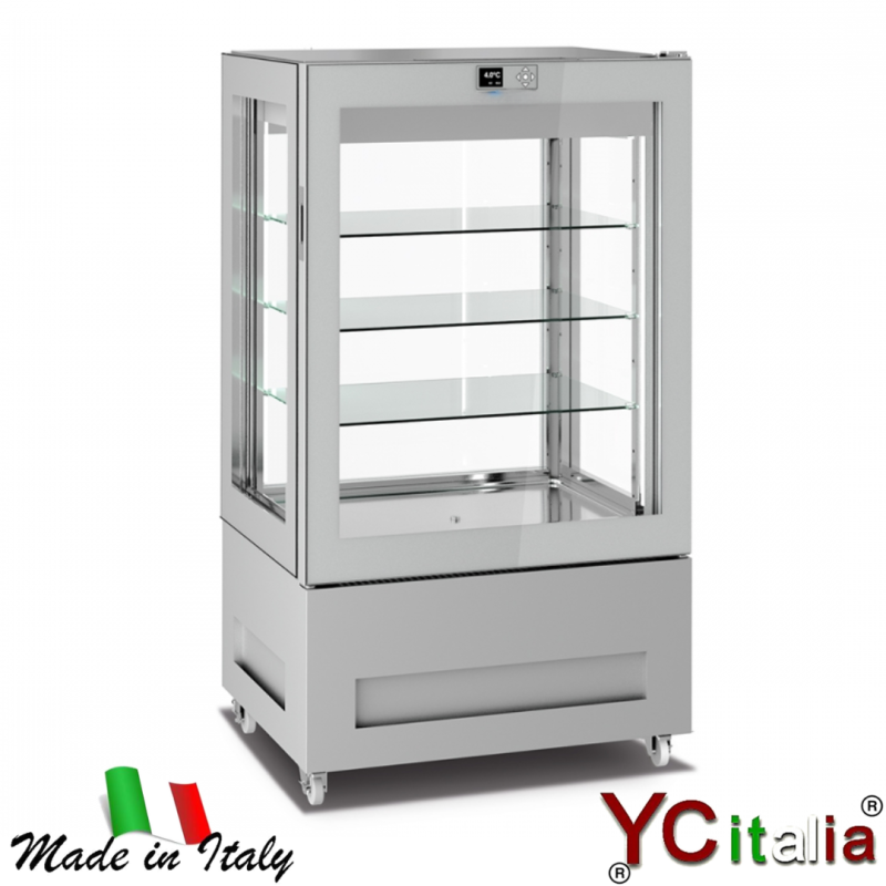 Espositore refrigerato per dolci 850x650x1500|Vetrine verticali per torte