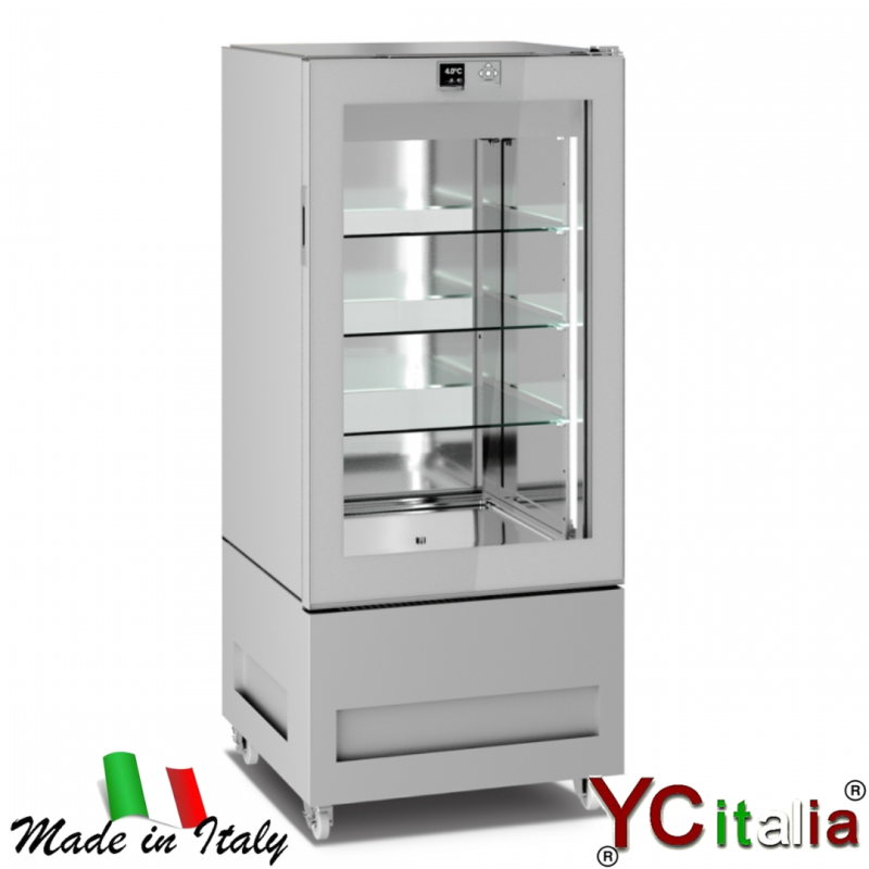 Espositore refrigerato pasticceria 650x650x1500|Vetrine verticali per torte