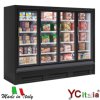 Vetrina murale 4 porte 262x80x200|Murali refrigerati con porte battenti