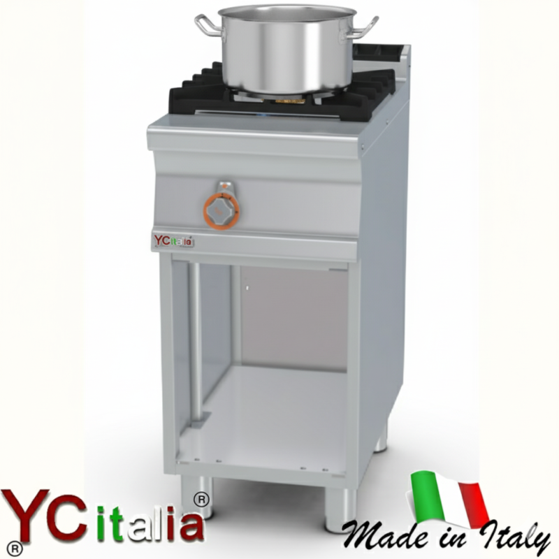 Piano cottura su mobile a giorno 1 fuoco|Cucine con vano aperto