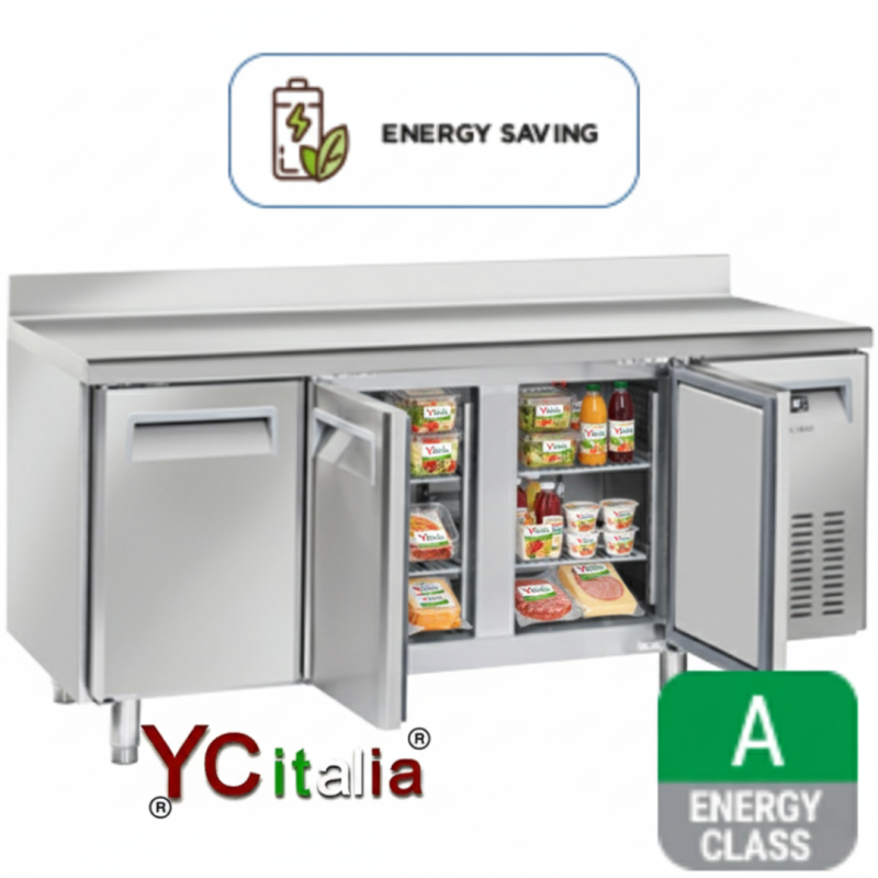 Tavolo refrigerato 3 porte ventilato