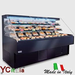 Vetrina self service 2500x910x1190 per take-away, salumi e formaggi sushi