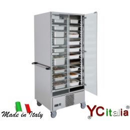 Carrello refrigerato porta teglie e vassoi|Carrelli professionali per vassoi