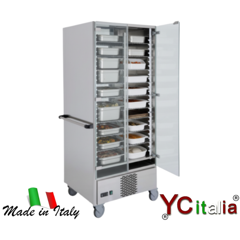 Carrello refrigerato porta teglie e vassoi|Carrelli professionali per vassoi