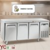 Tavolo refrigerato inox 3 porte ventilato