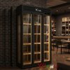 Frigo vini ventilato tre porte|Vetrine per vino