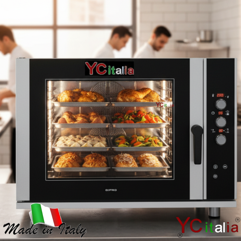 Forno a gas 6 teglie|Forno analogico convenzione vapore diretto