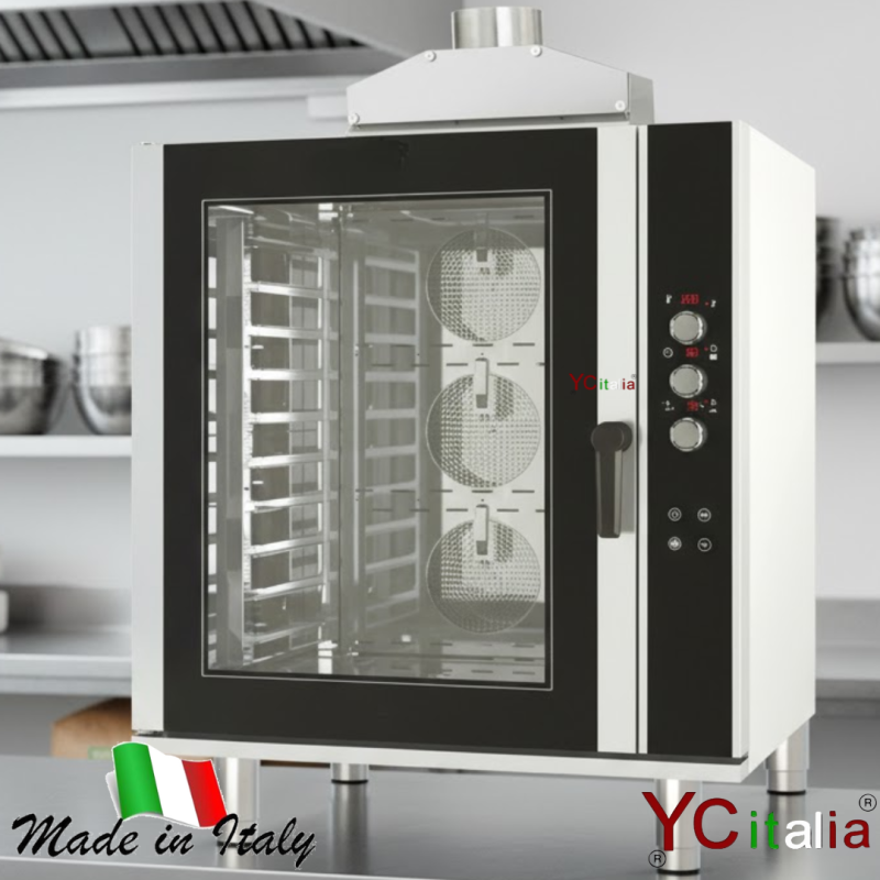 Forno a gas 10 teglie|Carrelli portapiatti armadiati professionali