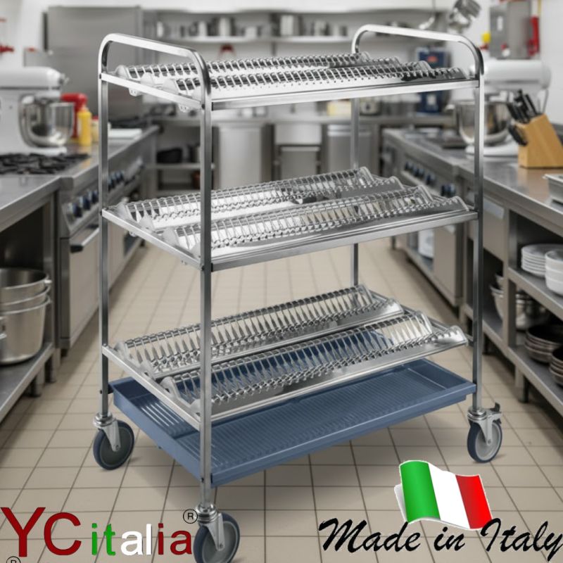 Carrello scolapiatti 216 piatti Ø 16/26|Carrelli scolapiatti