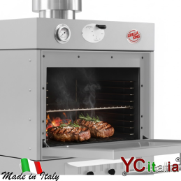 Forno a carbone ultra compatto 760 x620x 690|Forni professionale a carbone