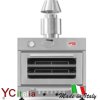 Forno a carbone ultra compatto 760 x620x 690|Forni professionale a carbone
