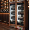 Vetrinetta 2 porte per vini wine 600