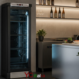Espositore refrigerato per vini color frassino nero wine 300