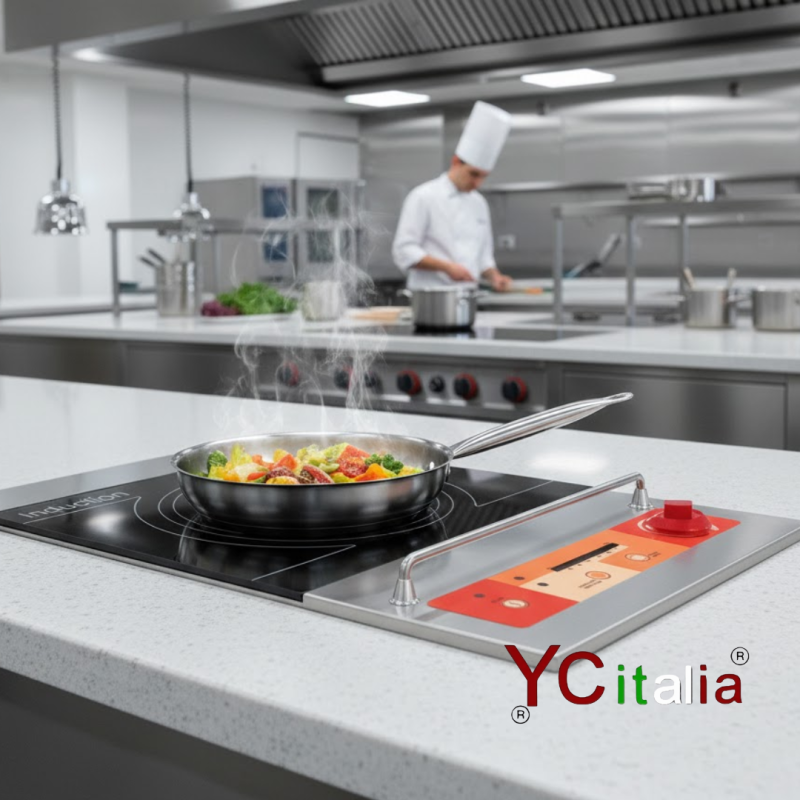 Piastra ad induzione da incasso professionale|Piastre a induzione